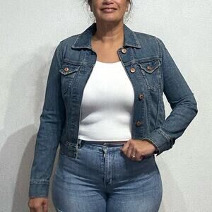 Gap Blue Denim Jean Jacket Sz S